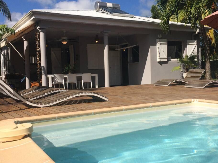 La Charmante Villa Coco Avec Magnifique Vue Mer Le Marin Esterno foto
