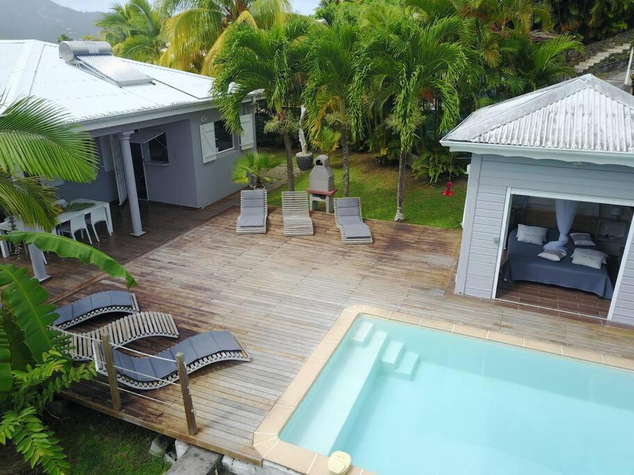 La Charmante Villa Coco Avec Magnifique Vue Mer Le Marin Esterno foto