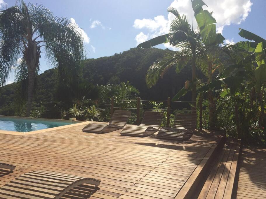 La Charmante Villa Coco Avec Magnifique Vue Mer Le Marin Esterno foto