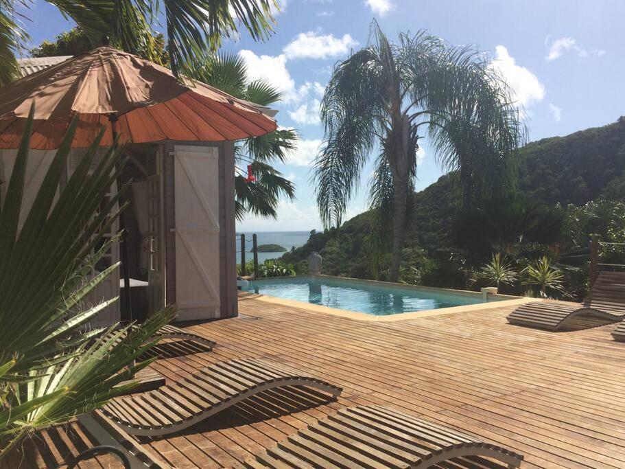 La Charmante Villa Coco Avec Magnifique Vue Mer Le Marin Esterno foto